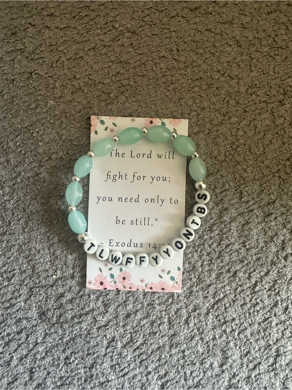 Exodus 14:14 Bracelet